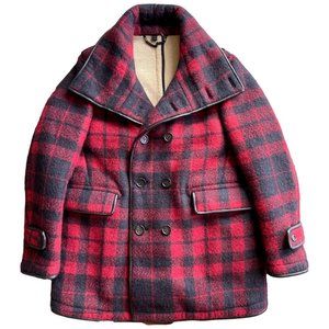 Burberry Prorsum Fall 2010 Buffalo Red Plaid Coat
